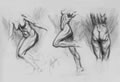 Michael Hensley Drawings, Figure Groups 26